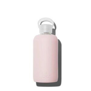 BKR Little Glass Water Bottle in Lulu (Opaque Soft Milky Rose) Pink 16oz/500ml